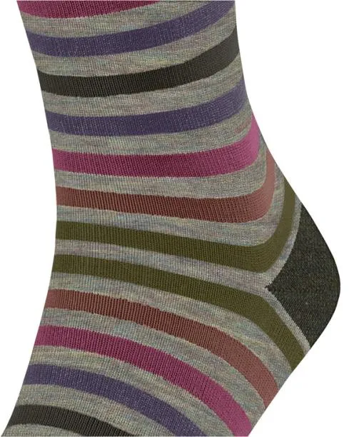 Men Tinted Stripe Men Socks Moon Mist FALKE Socks