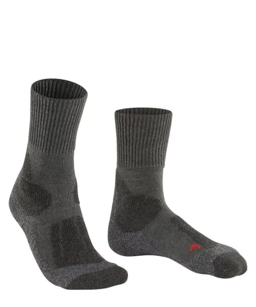 Men TK1 Adventure Men Trekking Socks Asphalt Mel FALKE Hiking Socks