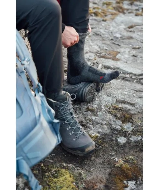 Men TK1 Adventure Men Trekking Socks Asphalt Mel FALKE Hiking Socks