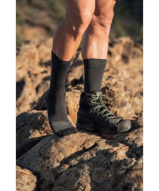 Men TK2 Explore Cool Men Trekking Socks Black FALKE Hiking Socks