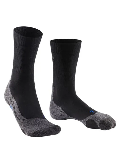 Men TK2 Explore Cool Men Trekking Socks Black FALKE Hiking Socks