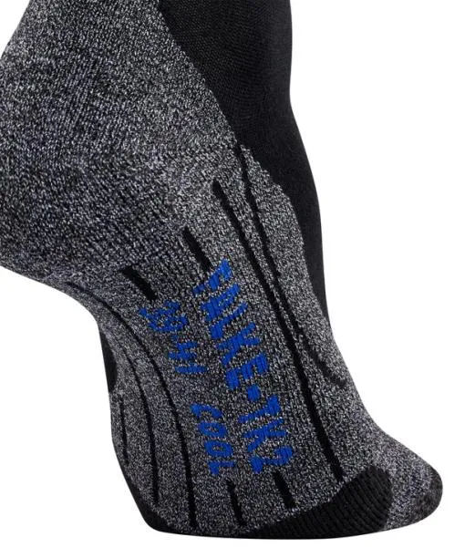 Men TK2 Explore Cool Men Trekking Socks Black FALKE Hiking Socks