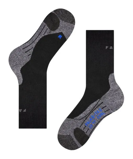 Men TK2 Explore Cool Men Trekking Socks Black FALKE Hiking Socks