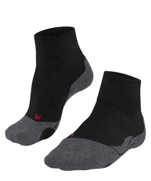 Men TK2 Explore Short Men Trekking Short Sock Black FALKE Hiking Socks