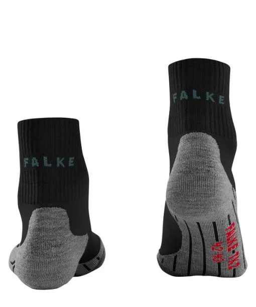 Men TK2 Explore Short Men Trekking Short Sock Black FALKE Hiking Socks