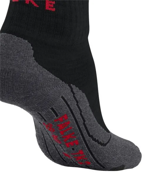 Men TK2 Explore Short Men Trekking Short Sock Black FALKE Hiking Socks