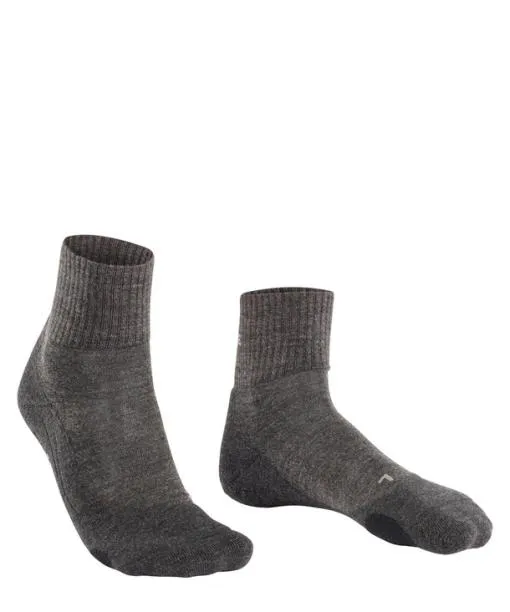 Men TK2 Explore Wool Short Men Trekking Socks Smog FALKE Hiking Socks