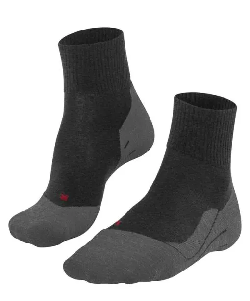 Men TK5 Wander Wool Short Men Trekking Short Sock Asphalt Mel FALKE Hiking Socks