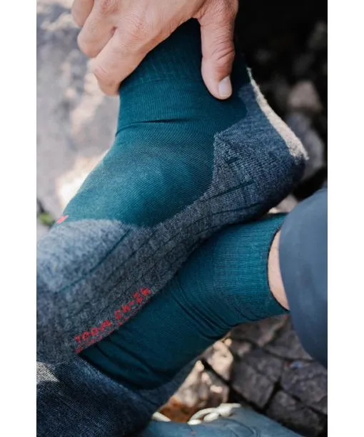 Men TK5 Wander Wool Short Men Trekking Short Sock Asphalt Mel FALKE Hiking Socks