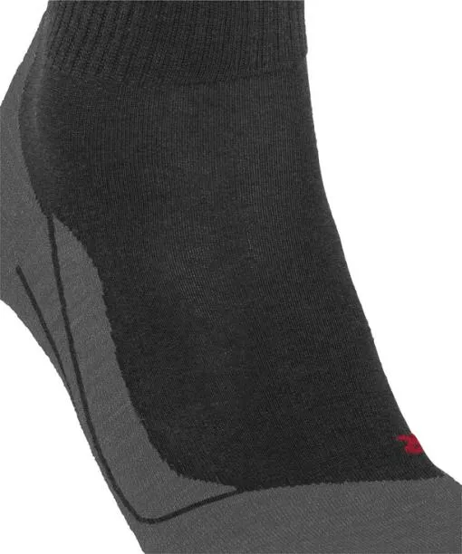 Men TK5 Wander Wool Short Men Trekking Short Sock Asphalt Mel FALKE Hiking Socks