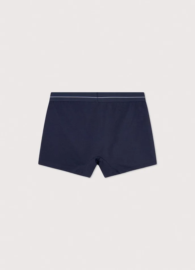 Men Underwear Faonnable Pack Of 2 Boxer Trunks Navy
