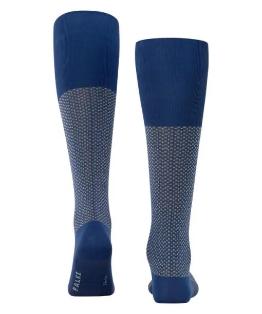 Men Uptown Tie Men Kneehigh Socks Royal Blue FALKE Knee High Socks