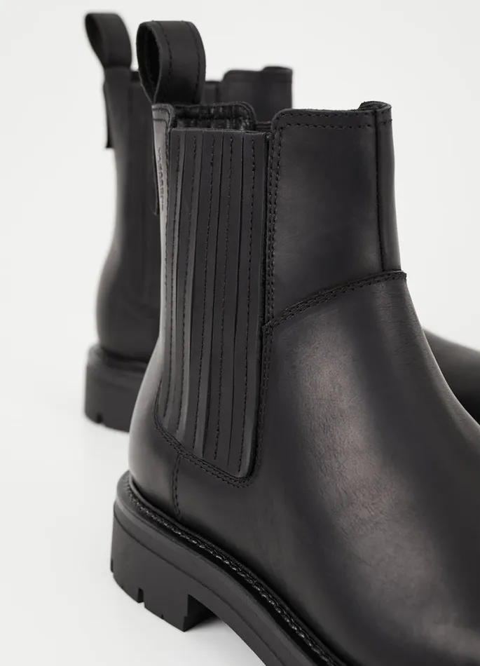 Men Vagabond Boots CAMERON BOOTS Black Oily Nubuck