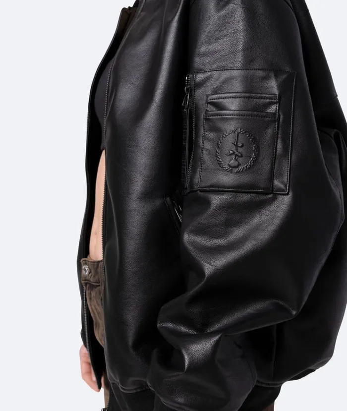 MenWomen JACKETS and FLEECE Vertere Berlin FAUX LEATHER BOMBER JACKET