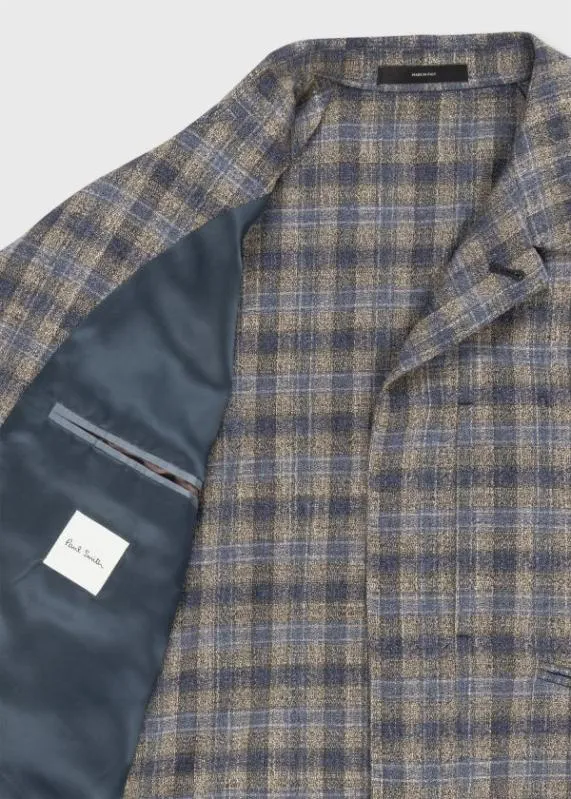 Mens 039Blurred Check039 Blouson Jacket Paul Smith Coats and Jackets Mens 039Blurred Check039 Blouson Jacket Paul Smith Coats and Jackets