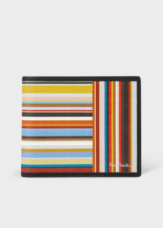 Mens 039Signature Stripe039 Billfold Wallet Paul Smith Wallets