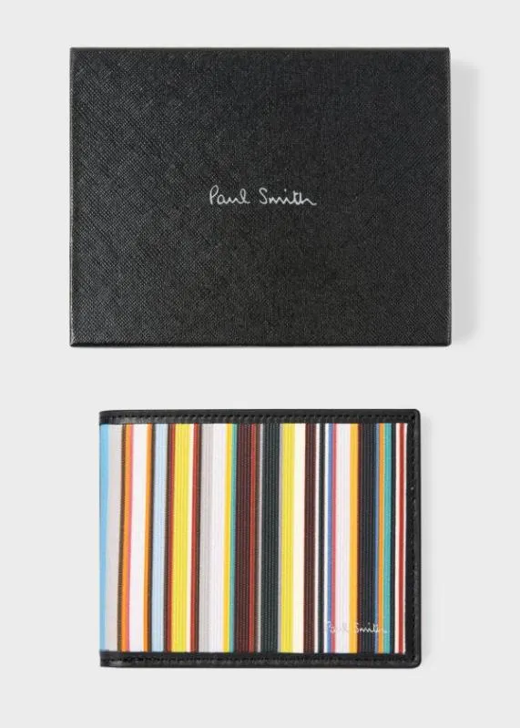 Mens 039Signature Stripe039 Billfold Wallet Paul Smith Wallets Mens 039Signature Stripe039 Billfold Wallet Paul Smith Wallets