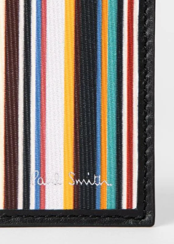 Mens 039Signature Stripe039 Credit Card Holder Paul Smith Wallets Mens 039Signature Stripe039 Credit Card Holder Paul Smith Wallets