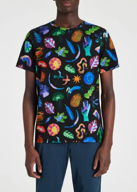 Mens 039Southdowns Way039 Print TShirt Paul Smith TShirts Mens 039Southdowns Way039 Print TShirt Paul Smith TShirts