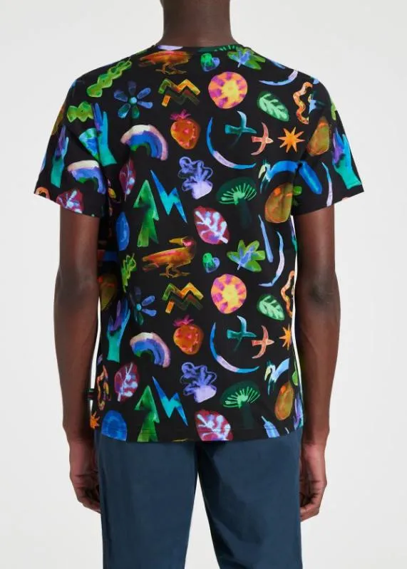 Mens 039Southdowns Way039 Print TShirt Paul Smith TShirts Mens 039Southdowns Way039 Print TShirt Paul Smith TShirts