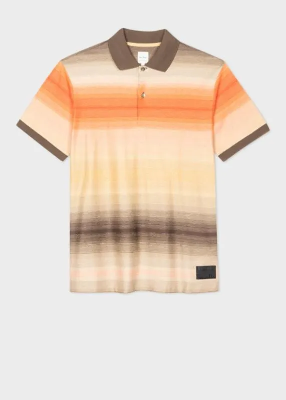 Mens 039Untitled Stripe039 Cotton Polo Shirt Paul Smith Polo Shirts
