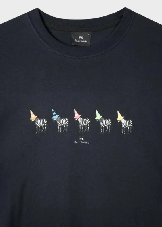 Mens 039Zebra Line Up039 TShirt Paul Smith TShirts Mens 039Zebra Line Up039 TShirt Paul Smith TShirts