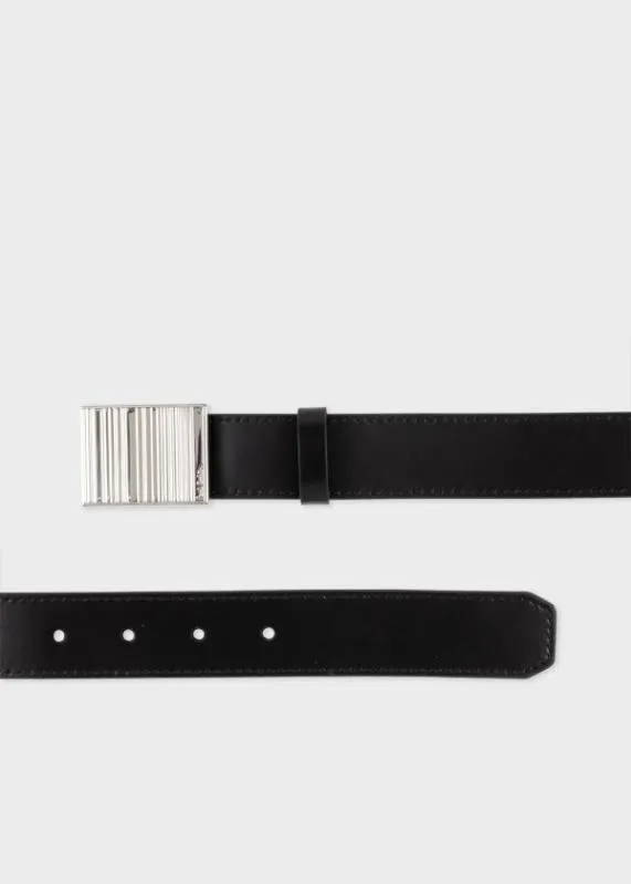 Mens Belt With 039Shadow Stripe039 Buckle Paul Smith Belts