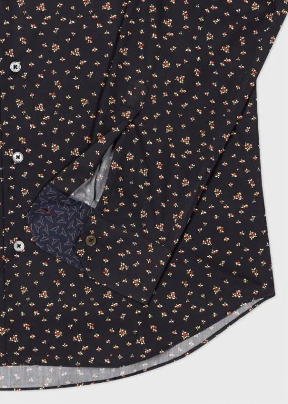 Mens Black Floral Shirt Paul Smith Shirts Mens Black Floral Shirt Paul Smith Shirts
