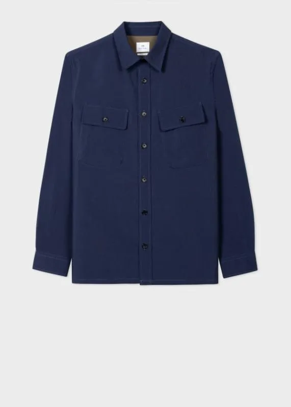 Mens CottonBlend PatchPocket Shirt Paul Smith Shirts