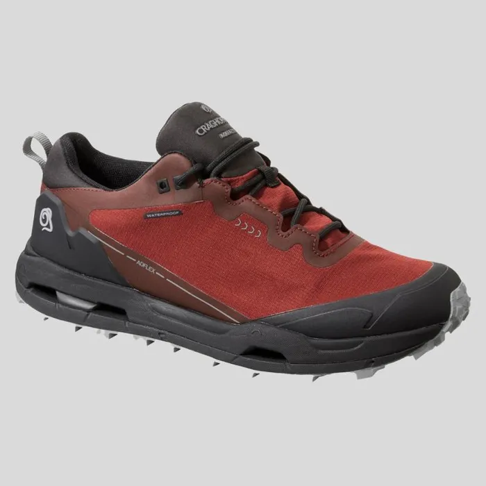 MensEquipment Walking Boots Craghoppers Adflex Low Boots Red Brick Black