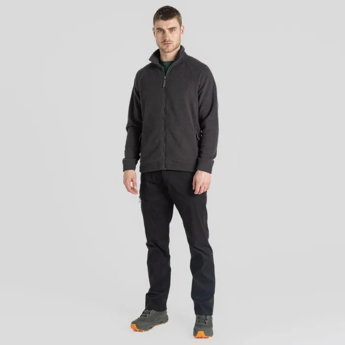 Mens Full Zip Fleece Craghoppers Karlton Full Zip Fleece Black Pepper Mens Full Zip Fleece Craghoppers Karlton Full Zip Fleece Black Pepper