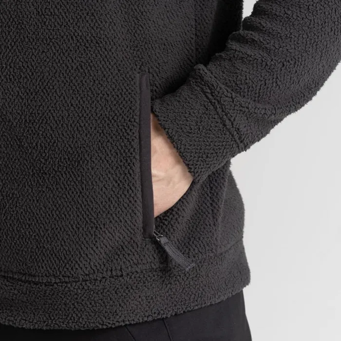 Mens Full Zip Fleece Craghoppers Karlton Full Zip Fleece Black Pepper Mens Full Zip Fleece Craghoppers Karlton Full Zip Fleece Black Pepper