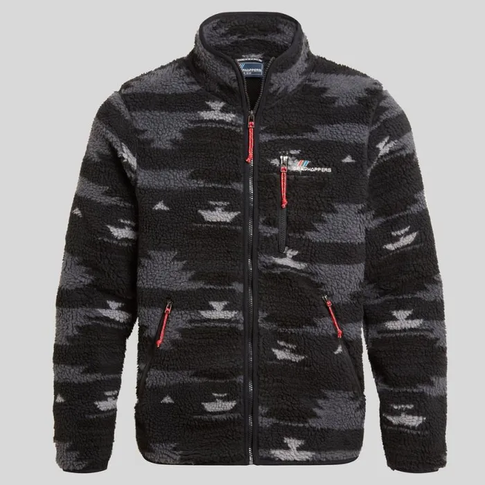 Mens Full Zip Fleece Craghoppers Nibo Insulating Jacket Dark Iron Print Mens Full Zip Fleece Craghoppers Nibo Insulating Jacket Dark Iron Print