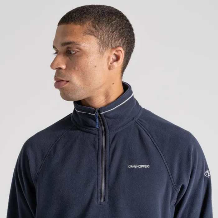 Mens Half Zip Fleece Craghoppers Corey VI Half Zip Fleece Dark Navy Blue Navy Marl Mens Half Zip Fleece Craghoppers Corey VI Half Zip Fleece Dark Navy Blue Navy Marl