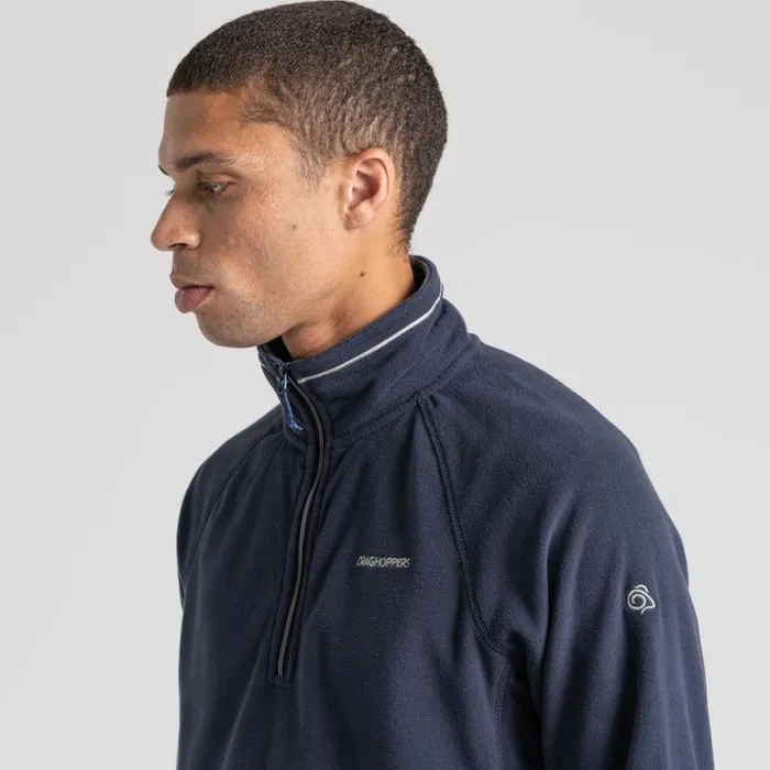 Mens Half Zip Fleece Craghoppers Corey VI Half Zip Fleece Dark Navy Blue Navy Marl Mens Half Zip Fleece Craghoppers Corey VI Half Zip Fleece Dark Navy Blue Navy Marl