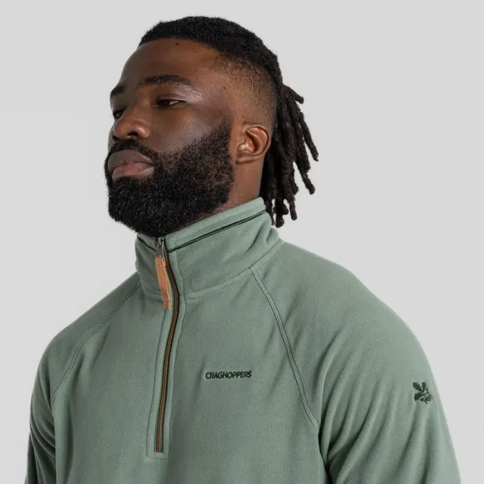 Mens Half Zip Fleece Craghoppers National Trust Corey II Half Zip Fleece Laurel Green Mens Half Zip Fleece Craghoppers National Trust Corey II Half Zip Fleece Laurel Green