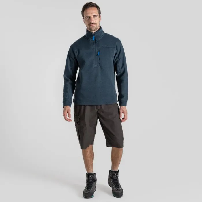 Mens Half Zip Fleece Craghoppers Torney II Half Zip Fleece Blue Stone Marl Mens Half Zip Fleece Craghoppers Torney II Half Zip Fleece Blue Stone Marl