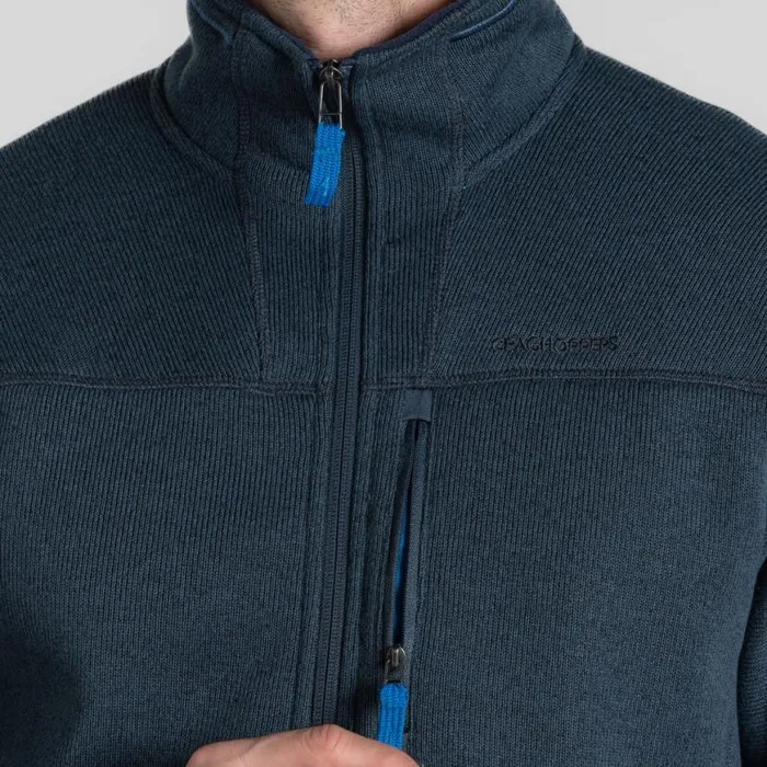 Mens Half Zip Fleece Craghoppers Torney II Half Zip Fleece Blue Stone Marl Mens Half Zip Fleece Craghoppers Torney II Half Zip Fleece Blue Stone Marl