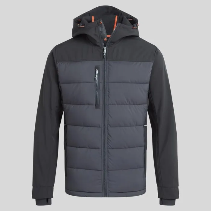 Mens Insulated Jackets Craghoppers Castleford Hybrid Workwear Jacket Black Mens Insulated Jackets Craghoppers Castleford Hybrid Workwear Jacket Black