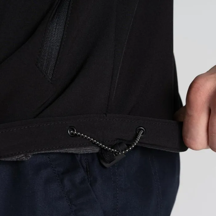 Mens Insulated Jackets Craghoppers Expert Basecamp Softshell Jacket Black Mens Insulated Jackets Craghoppers Expert Basecamp Softshell Jacket Black