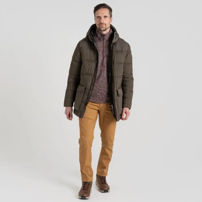 Mens Insulated Jackets Craghoppers Flynn Insulating Hooded Jacket Woodland Green Mens Insulated Jackets Craghoppers Flynn Insulating Hooded Jacket Woodland Green