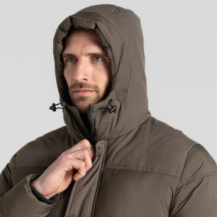 Mens Insulated Jackets Craghoppers Flynn Insulating Hooded Jacket Woodland Green Mens Insulated Jackets Craghoppers Flynn Insulating Hooded Jacket Woodland Green