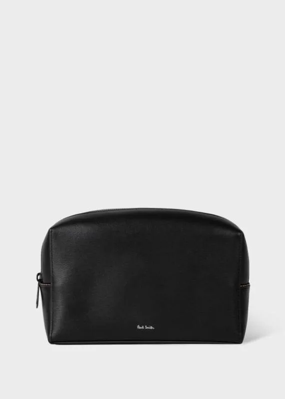 Mens Leather Signature Wash Bag Paul Smith Bags