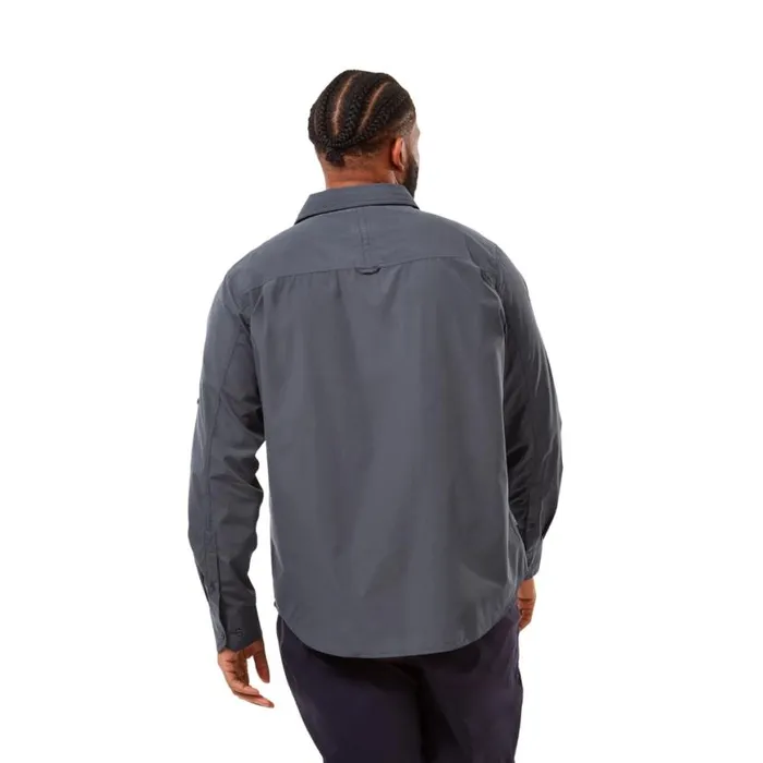 Mens Long Sleeve Craghoppers Kiwi Long Sleeved Shirt Ombre Blue Mens Long Sleeve Craghoppers Kiwi Long Sleeved Shirt Ombre Blue