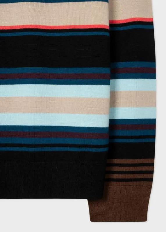 Mens Merino Wool Crew Neck Sweater Paul Smith Sweaters Mens Merino Wool Crew Neck Sweater Paul Smith Sweaters