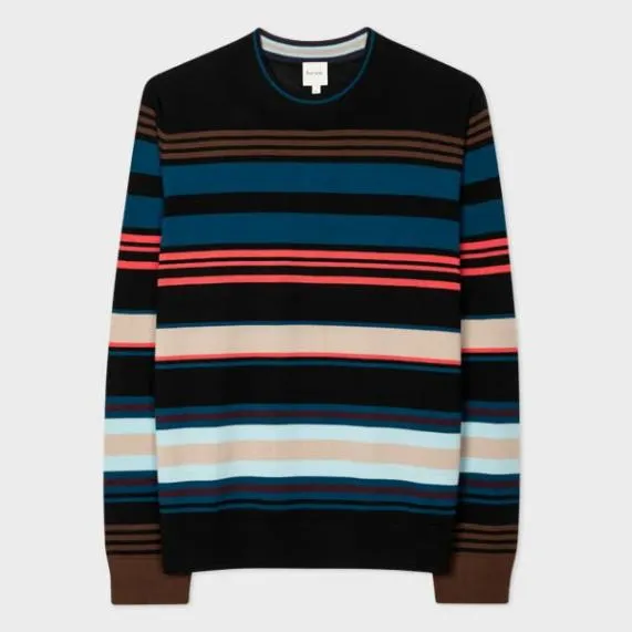 Mens Merino Wool Crew Neck Sweater Paul Smith Sweaters Mens Merino Wool Crew Neck Sweater Paul Smith Sweaters