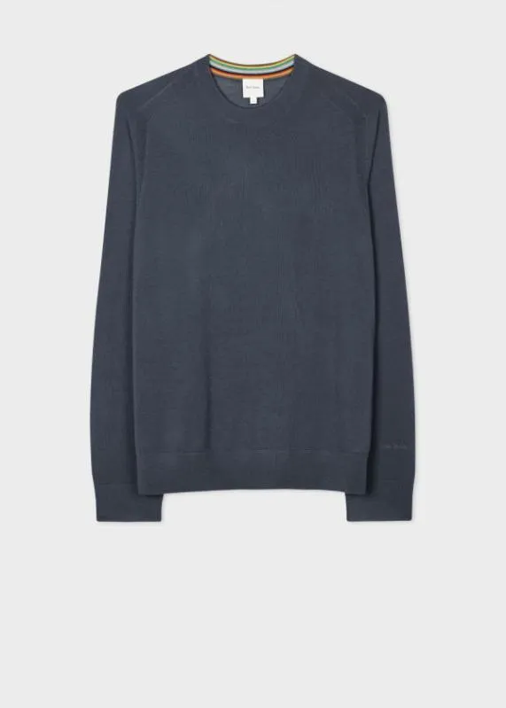 Mens Merino Wool Sweater Paul Smith Sweaters
