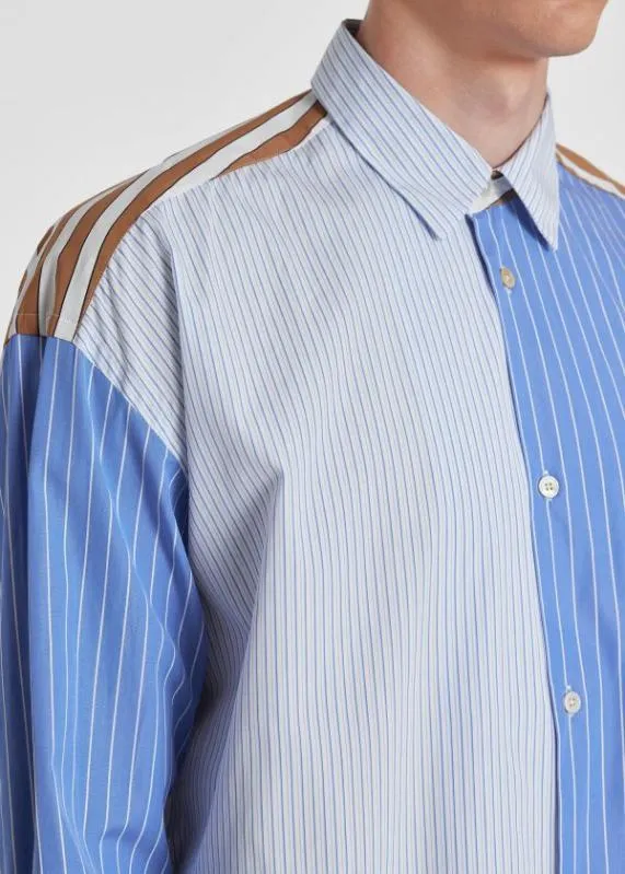 Mens Oversized MixUp Stripe Cotton Shirt Paul Smith Shirts Mens Oversized MixUp Stripe Cotton Shirt Paul Smith Shirts