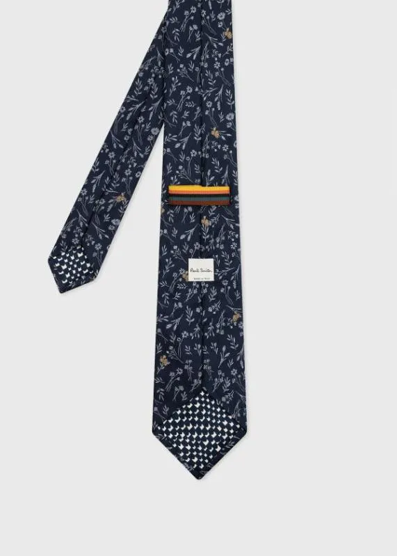 Mens Rabbit Floral Silk Tie Paul Smith Ties Mens Rabbit Floral Silk Tie Paul Smith Ties