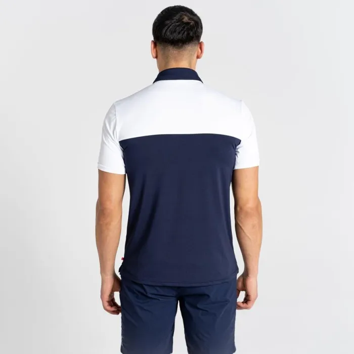 Mens Short Sleeve Craghoppers NosiLife Pro Short Sleeved Polo Optic White Blue Navy Mens Short Sleeve Craghoppers NosiLife Pro Short Sleeved Polo Optic White Blue Navy